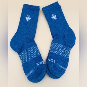 Bombas Unisex Crew Hex Tec Blue Socks Size Medium 2 Pairs 🔥 New without tag